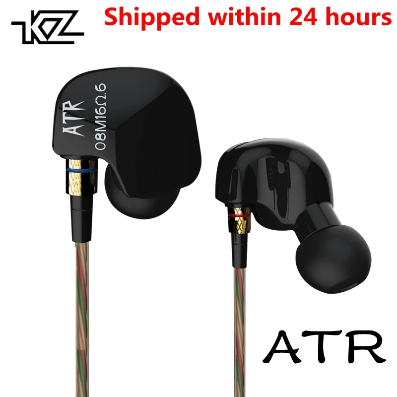 

Original KZ ATR Earphone Copper Driver Unit Headphones 3.5mm HiFi Stereo Wired Headset With Microphone For iPhone Xiaomi Samsung