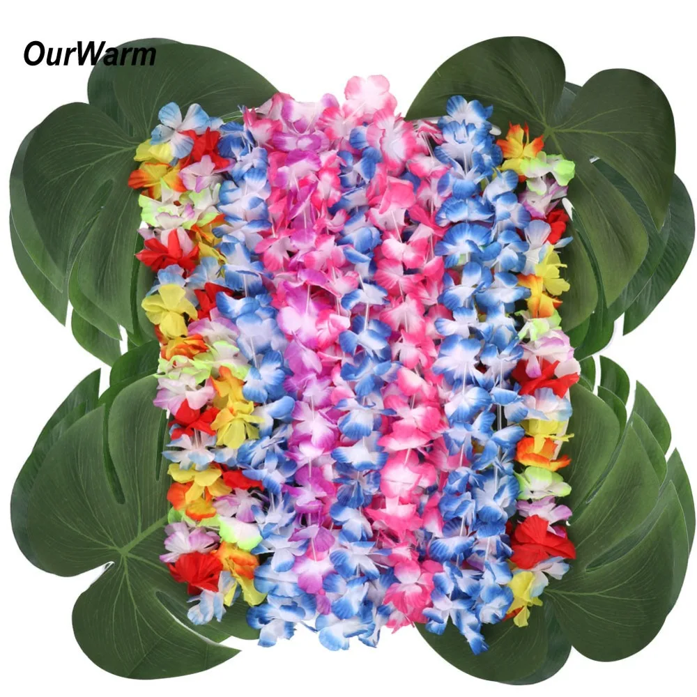 OurWarm Hawaiian Party Wedding Table Decoration Centerpieces 24 Set