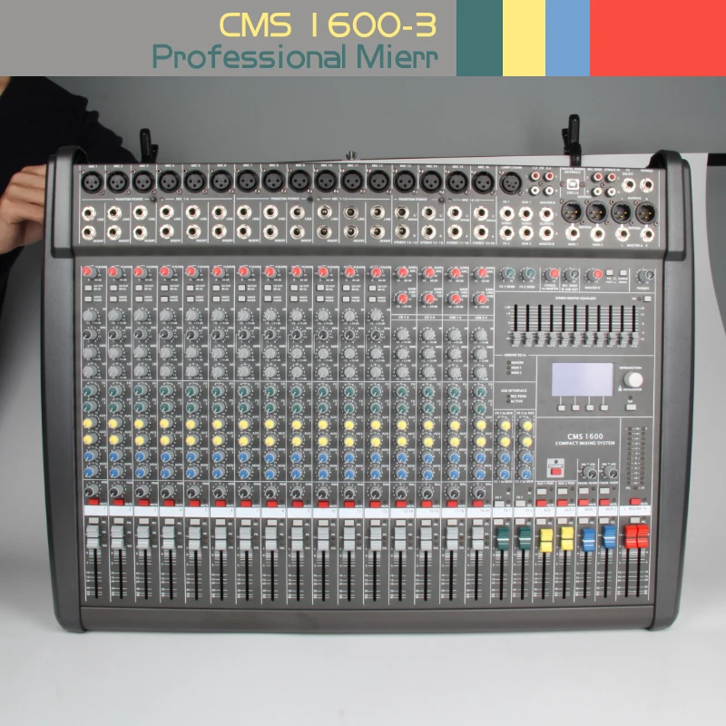 CMS1600-3 Professional Audio Mixer console Stage Party Band playing Sound studio Audio processing цена CMS1600-3 Professional Audio Mixer console Stage Party Band playing Sound studio Audio processing цены онлайн