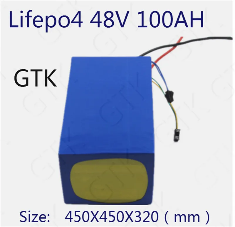 48В 100ач lifepo4 аккумулятор bateria для 6000 Вт электродвигатель электромобиля ebike RV