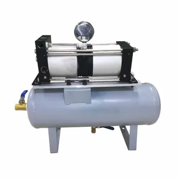 

Free shipping Wellness Model :AB02-B 8-16 Bar output air driven air pressure amplifier with 10L tank and high pressure regulator