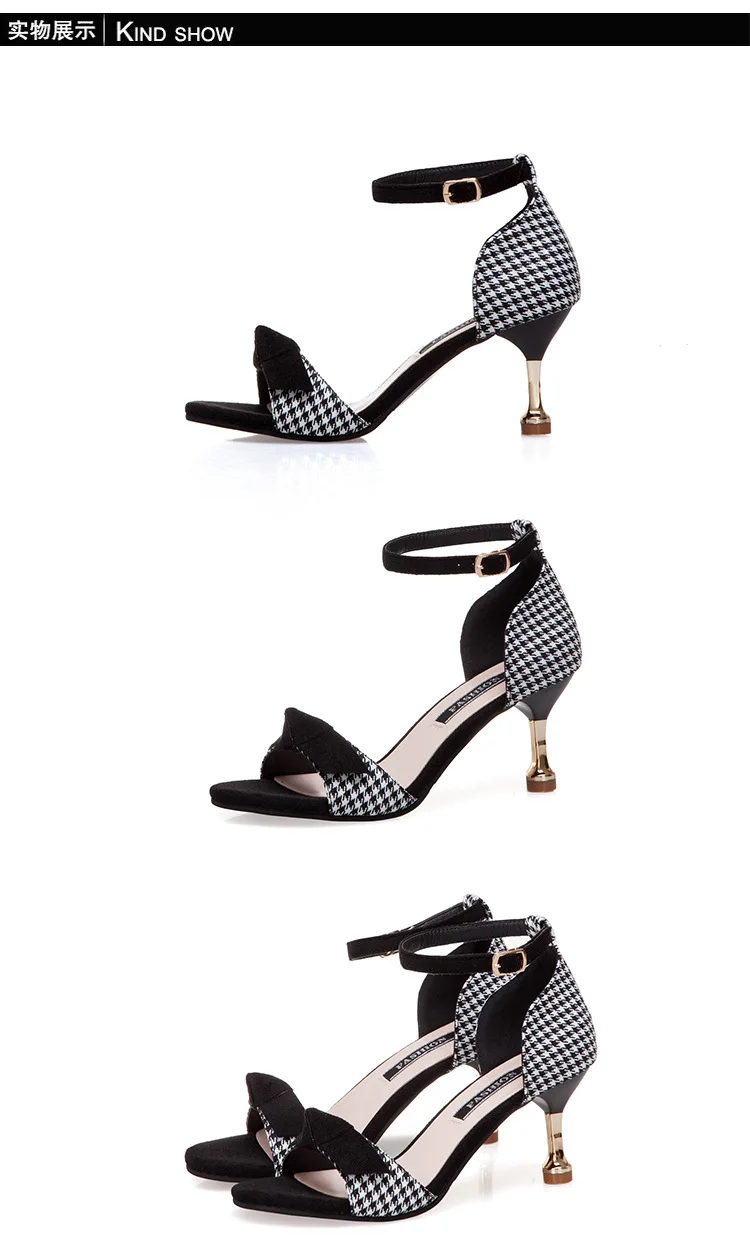 Новинка года; простые туфли на высоком каблуке в Корейском стиле с пряжкой и ремешками на шпильках; женская обувь на высоком каблуке