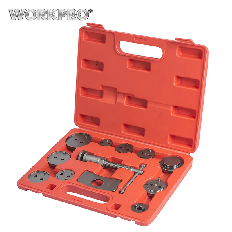

WORKPRO 12PC Tool Set Car Repair Tools Universal Auto Disc Brake Caliper Wind Back Brake Piston Compressor