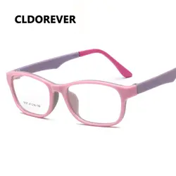 Дети оптические очки TR90 силиконовые Безопасные гибкие зрелище очки кадр для мальчиков и девочек близорукость рецепту оправы для очков