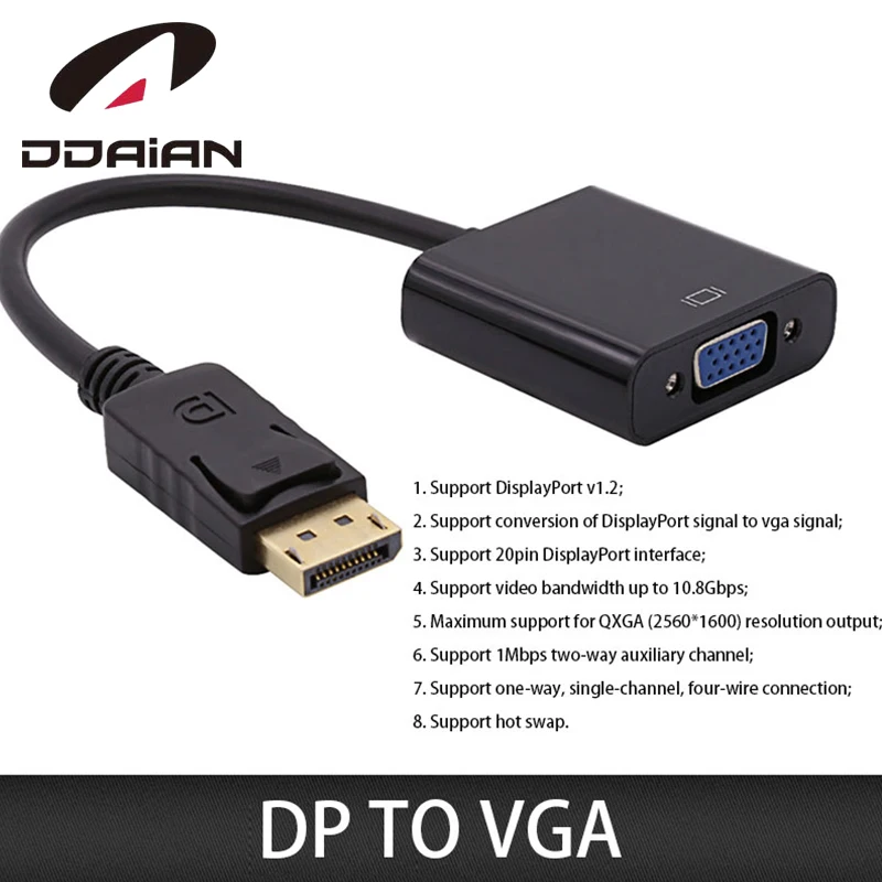 

HDMI Cable Digital TO Analog Audio Converter Converter Adapter 2560*1600 Resolving Power For PC Laptop Tablet