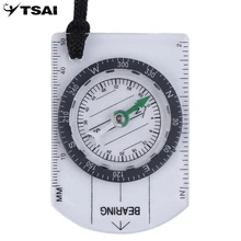 Горячая Распродажа мини опорный Компас Карта весы линейка Открытый Отдых Туризм Велоспорт Скауты Военный компас