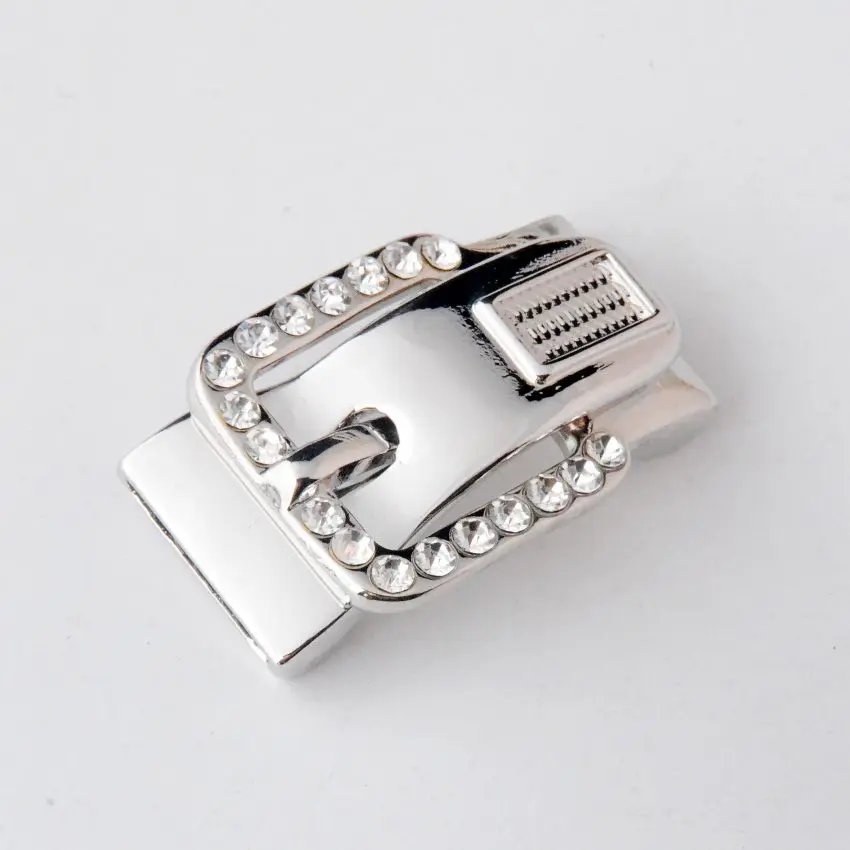 Free shipping 2 Pcs Silver Tone Belt Buckle Accessory 38x24mm J3015in