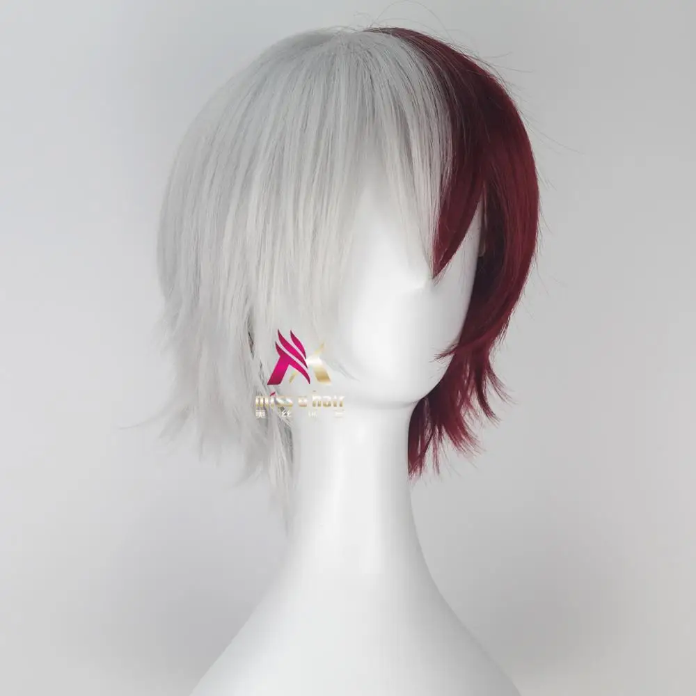 Miss U Rambut Sintetis Pria Pendek Lurus Warna Rambut Halloween