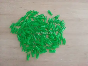 

free shipping 500pcs archery green pin nocks arrow nocks large groove for hunting bow arrows