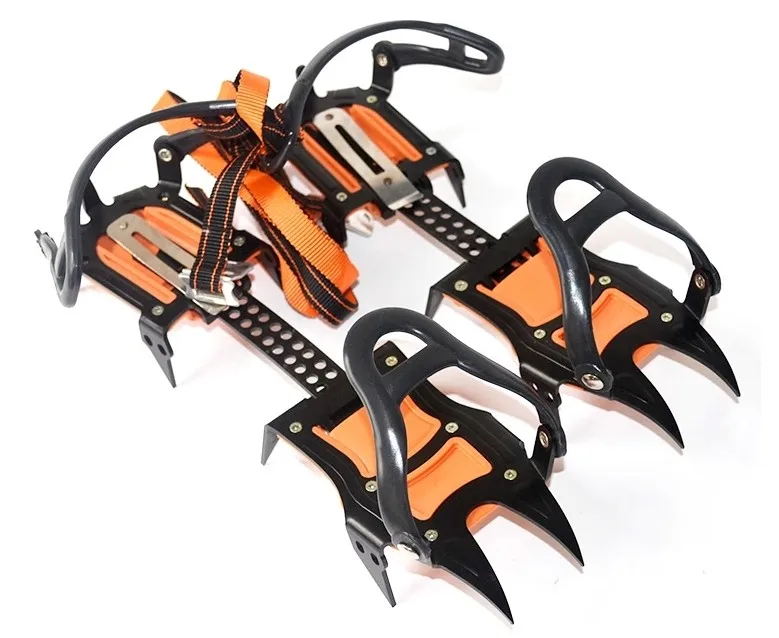 

POINT BREAK High-quality Professional Edition Ten Teeth Ice Crampons Snow Board Stainless Steel Ice Gripper Freeshipping