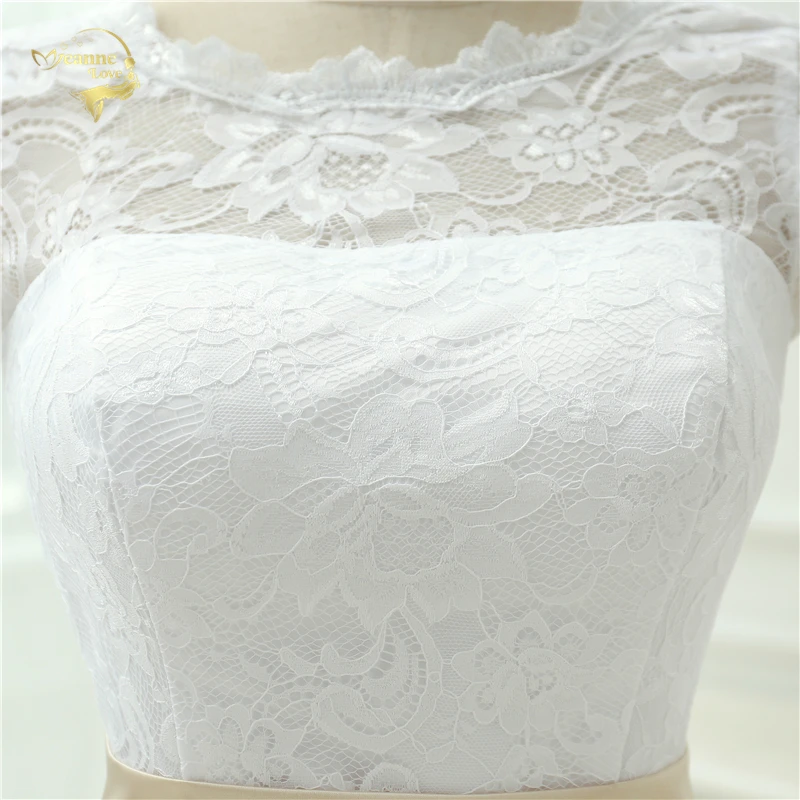 Классическое прозрачное свадебное платье трапециевидной формы, кружевное короткое свадебное платье длиной до середины икры, винтажное свадебное платье Y0121
