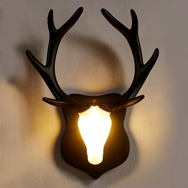 Artpad, скандинавский светодиодный настенный светильник для кровати, гостиной, бара, отеля, детской спальни, креативный декор, оленьи рога, настенный светильник светодиодный, ночной Светильник s - Цвет абажура: A Type