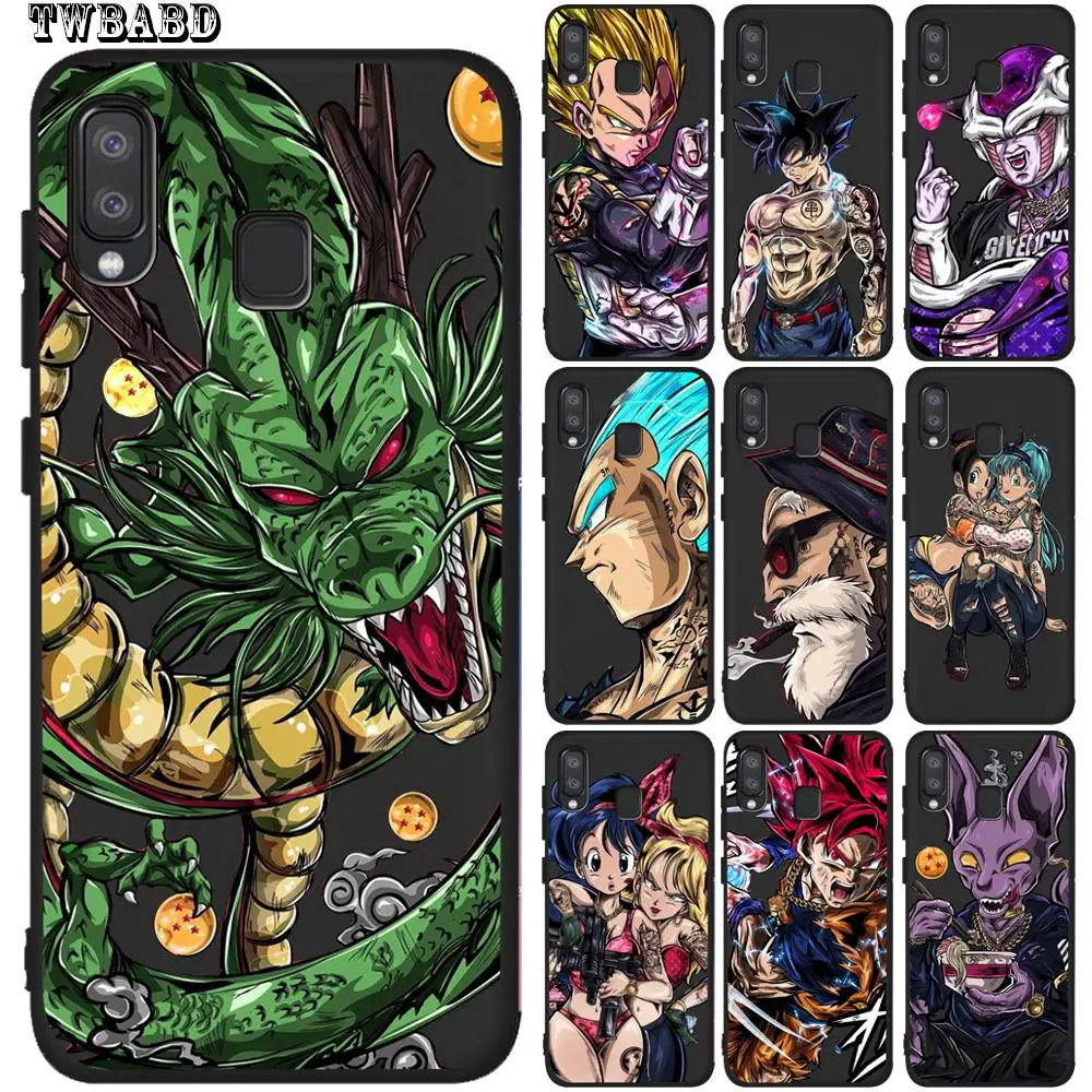 Dragon Ball Супер Saiyan Goku Vegeta Dragon чехол для телефона для samsung Galaxy A50 A20 A30 A40 A10 A70 M10 M20 Etui задняя крышка