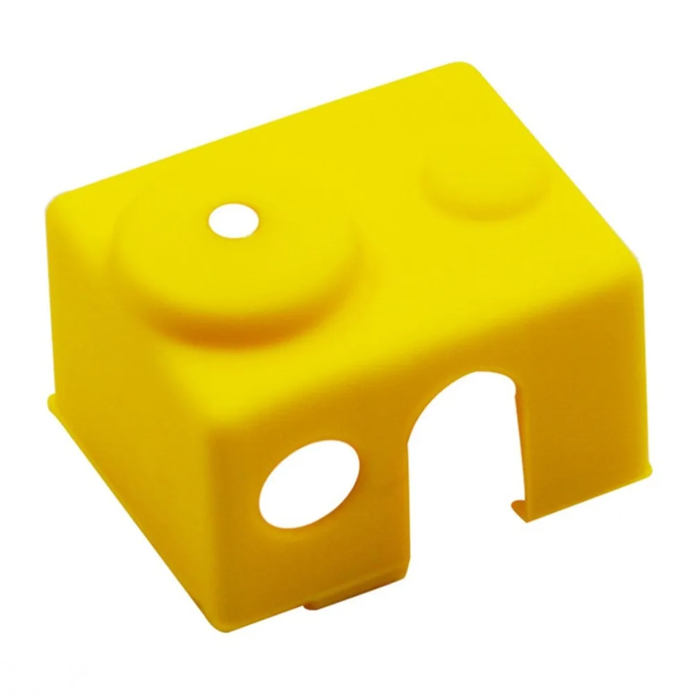 

3D Printer Parts E3D V6 Aluminum Block Universal Warm Insulation Silicone Cover Case for E3D V6 Block PT100 Version