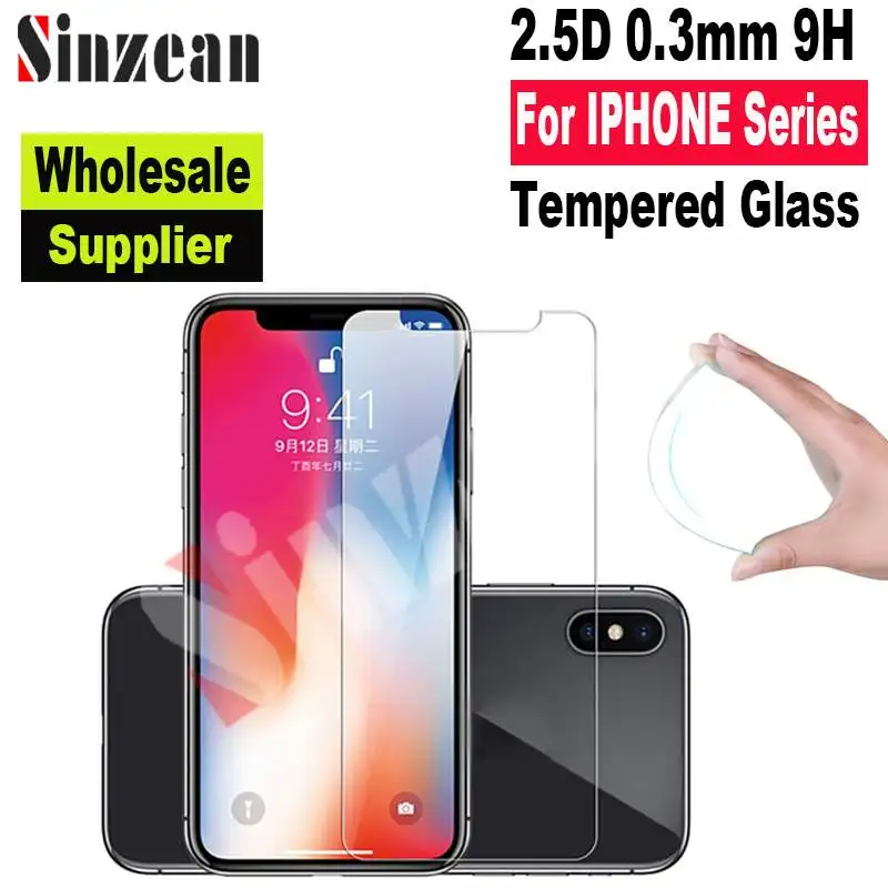 50pcs For IPHONE 13/12 Pro Max/XS MAX/XR/678 Plus 2.5D tempered glass For IP 11 5.8/6.1/6.5 Sscreen protector film (Wholesale)