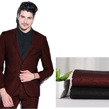 Fashionable men’s suits wedding suit suit jacquard fabrics fashion custom a grain of buckle two-piece suit jacket + pants