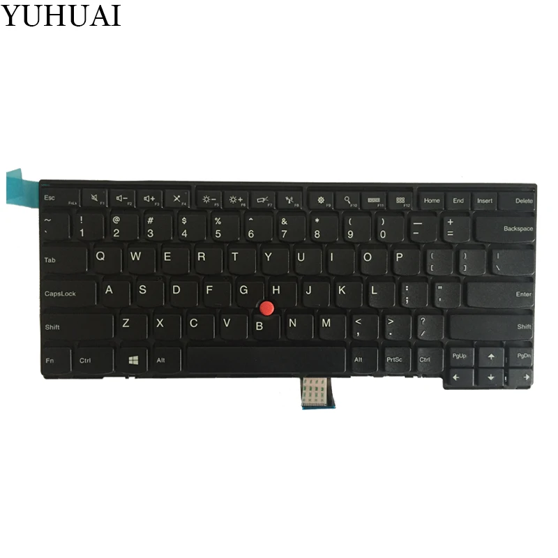 Новая клавиатура для ноутбука США для Thinkpad T440 T440S T431S T440P T450 T450S черная клавиатура NO backlit