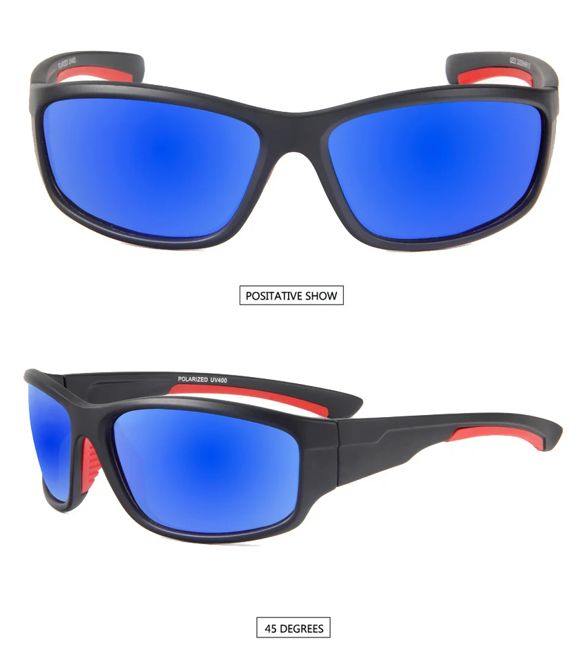 QUESHARK Ультралегкие спортивные солнцезащитные очки для велоезды Горная дорога велосипед поляризованные очки Вождение Туризм рыболовные очки велосипедные очки