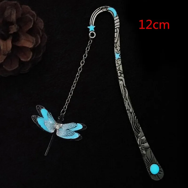 

DIY Luminous Bookmarks Creative Glow In The Dark Butterfly Dragonfly Bookmark Book Marker Stationery Gift hot sale