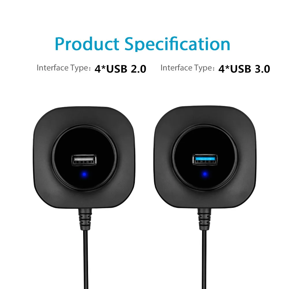 EASYIDEA мульти usb-хаб 3,0 микро USB высокоскоростной разветвитель 3,0 концентратор 4 usb порта адаптер все в одном для ноутбуков компьютерные аксессуары