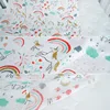 Bamboo Cotton Baby Blankets Newborn Flamingo Unicorn Patterns Muslin Swaddle Wrap Bebe Kids Infant Gauze Diapers Baby Bath Towel 5