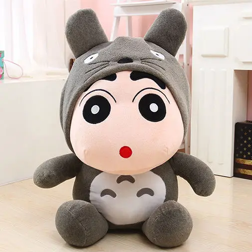 

Free shipping!Totoro Crayon Shin Chan dress Totoro plush toy children's birthday gift for Christmas
