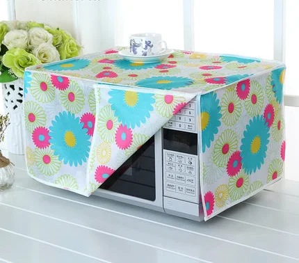 

Protective Covers For Microwave Oven Waterproof Dustproof Oven Cover Kitchen Home Decor Cover Cloth