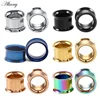 1pc Stainless Steel Ear Plugs Tunnels Piercings Rose Gold Screwed Earring Expander Earlet Gauges Body Piercings Jewelry 2mm-25mm ► Photo 3/6