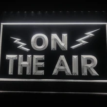 I066 на воздухе радио Запись студия светодиодный неоновый свет знак