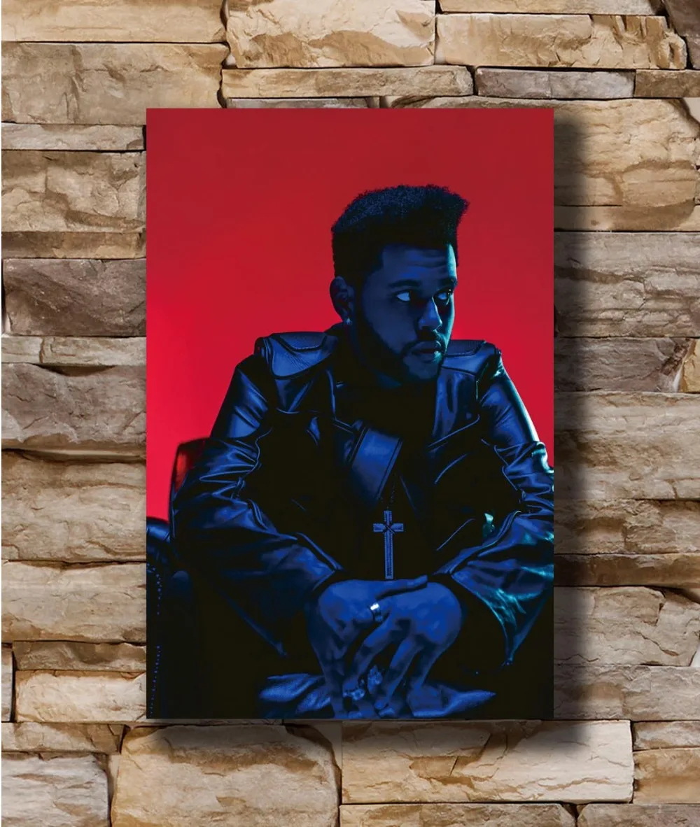 N3105 The Weeknd Starboy Творческий певица 8x12 20x30 24x36 шелк художественная L W Печать на холсте