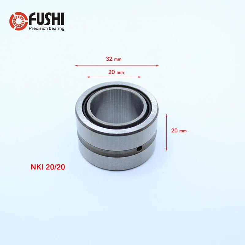 NKI20/20 подшипник 20*32*20 мм (5 шт.) Сплошной воротник игольчатые роликовые подшипники с