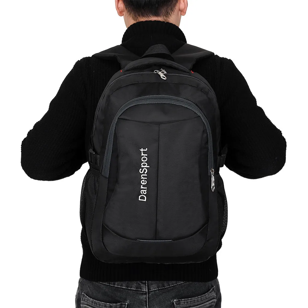 

Outdoor Nylon Backpack Contrast Color Waterproof Travel Bag Fashion Mountaineering Bag 35L Sport Travel Backpacks High Quality