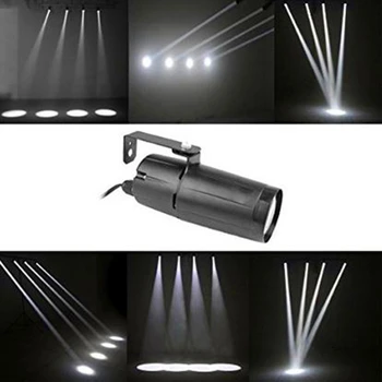 

Total 5W LED Spot Light/LED Spotlight For Disco KTV Mirror Glass Ball Lamp/White Color Beam Stage Effect Light/DJ Spot Lighting