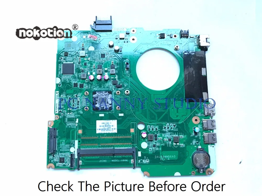 PCNANNY для HP 15 F материнская плата ноутбука 786901 501 N3540 DAU88MMB6A0 DDR3