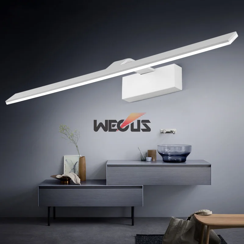  Nordic led mirror light 42cm/52cm 9W aluminum+acrylic bathroom lamp bedroom cosmestic lighting hote - 32740535105