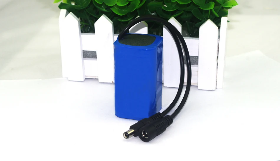 1pcs Bicycle Headlight Battery Pack 7.4V 4000mA 2000mah Battery Dualin