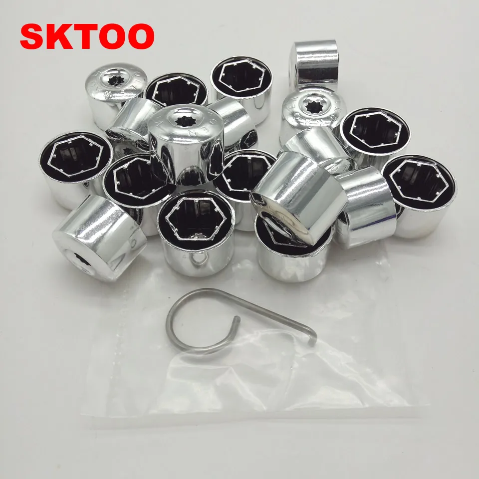 20pcs Car Wheel Bolt Caps Tyre Screws Cover For Volkswagen VW POLO