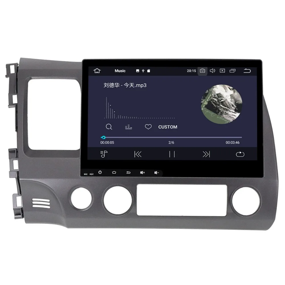 Автомобильный DVD плеер Aotsr Android 9 0 с GPS навигацией для Honda Civic 2007 2011 мультимедийный 2