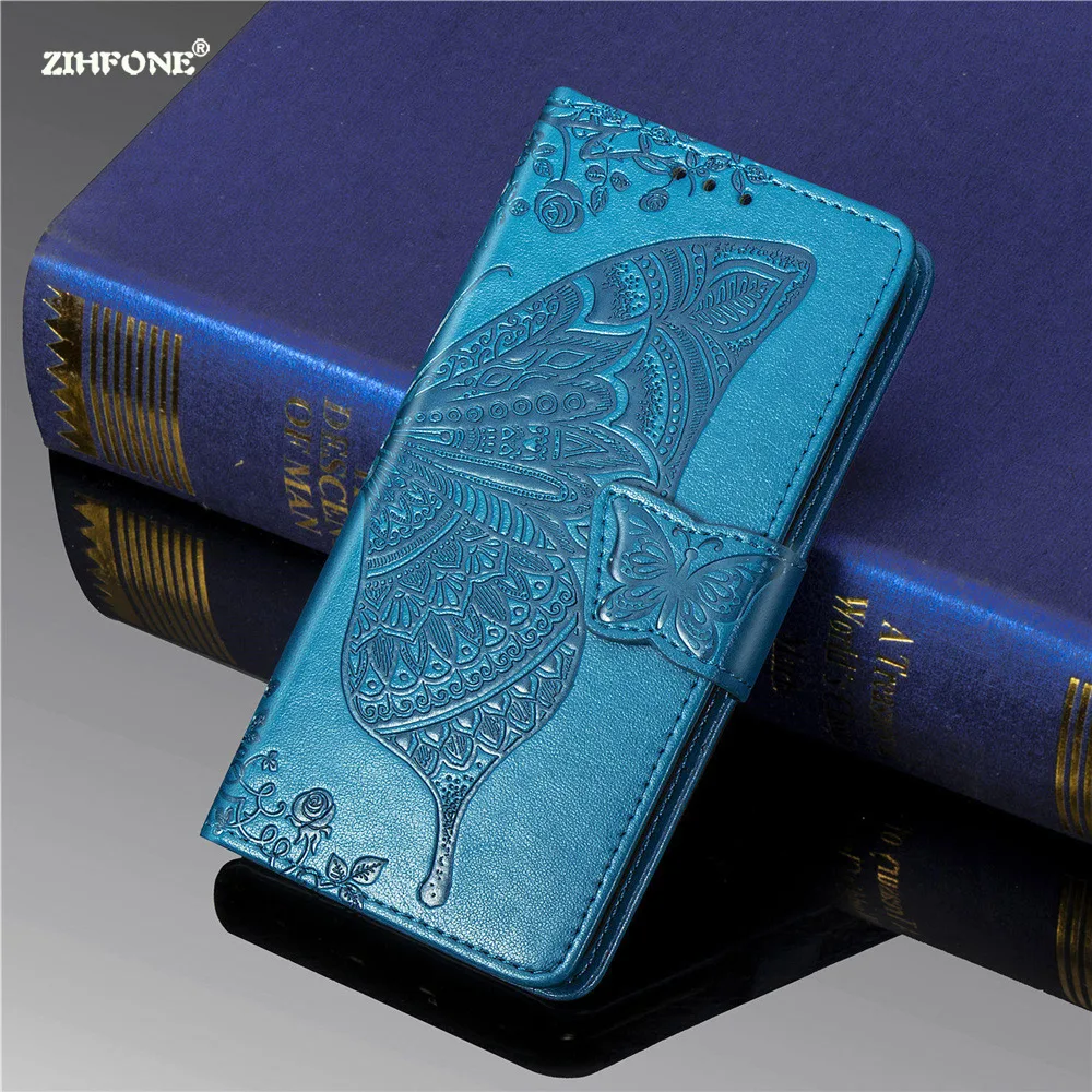 

For iphone 7 Plus Case phone Leather Flip Cover Wallet Butterfly Holder Flowers for iPhone 8 Plus Cases Cover Luxury Coque Capa