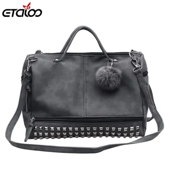 

Crossbody Bags For Women Messenger Bags 2019 Vintage Leather Bags Handbags Women Famous Brand Rivet Small Shoulder Sac