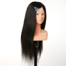 100% Human Hair Makeup Mannequin Head with Shoulder Training Maniqui Head For Hairdresser Hairdressing Doll Heads 100% Human Hair Makeup Mannequin Head with Shoulder Training Maniqui Head For Hairdresser Hairdressing Doll Heads