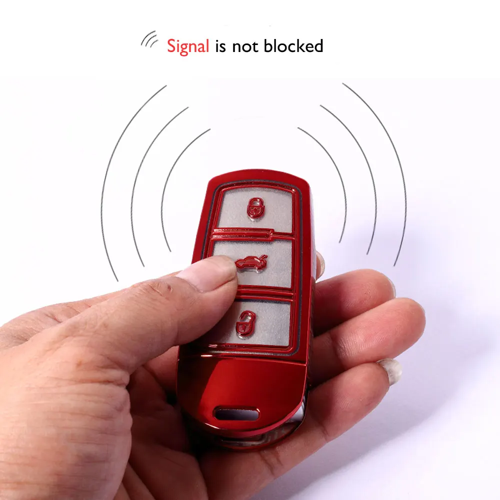 ATOBABI TPU Car Key Case for VW Golf 7 Magotan Passat B7 B8 Skoda Octavia A7 Volkswagen Jetta Polo Bora Clasico Keys Shell Cover