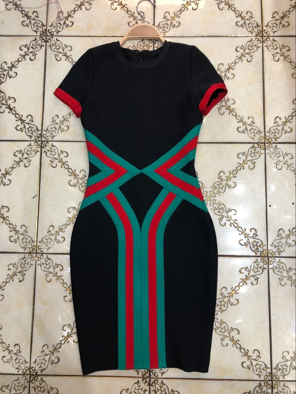 أنيقة خليط المرأة ضمادة Bodycon البسيطة اللباس الأزياء المحاصيل الأعلى الإمبراطورية قصيرة كوكتيل حزب فساتين النساء جودة عالية