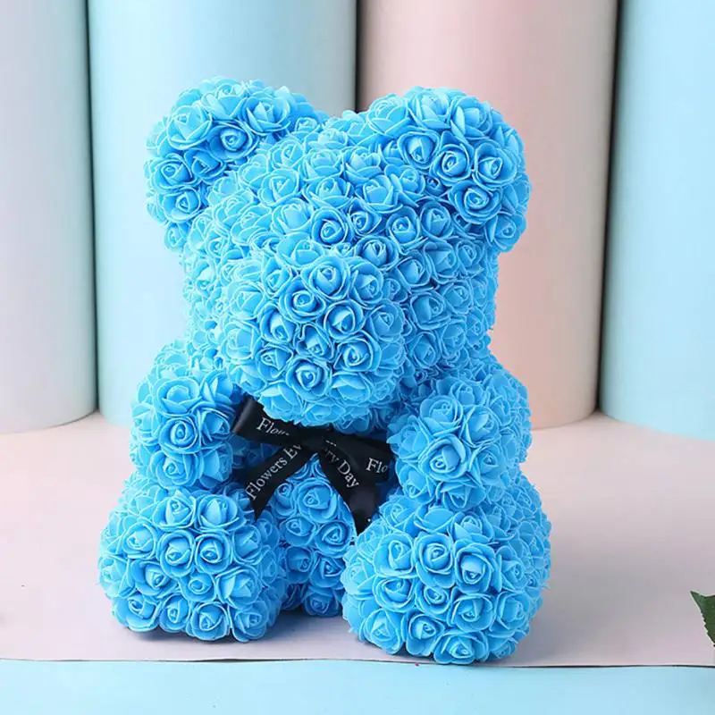 

Valentine's Day Gift Plush Bear Rabbit Artificial Flowers Teddy Bear Rose Flower Gifts for Women Gift 25/40/70cm