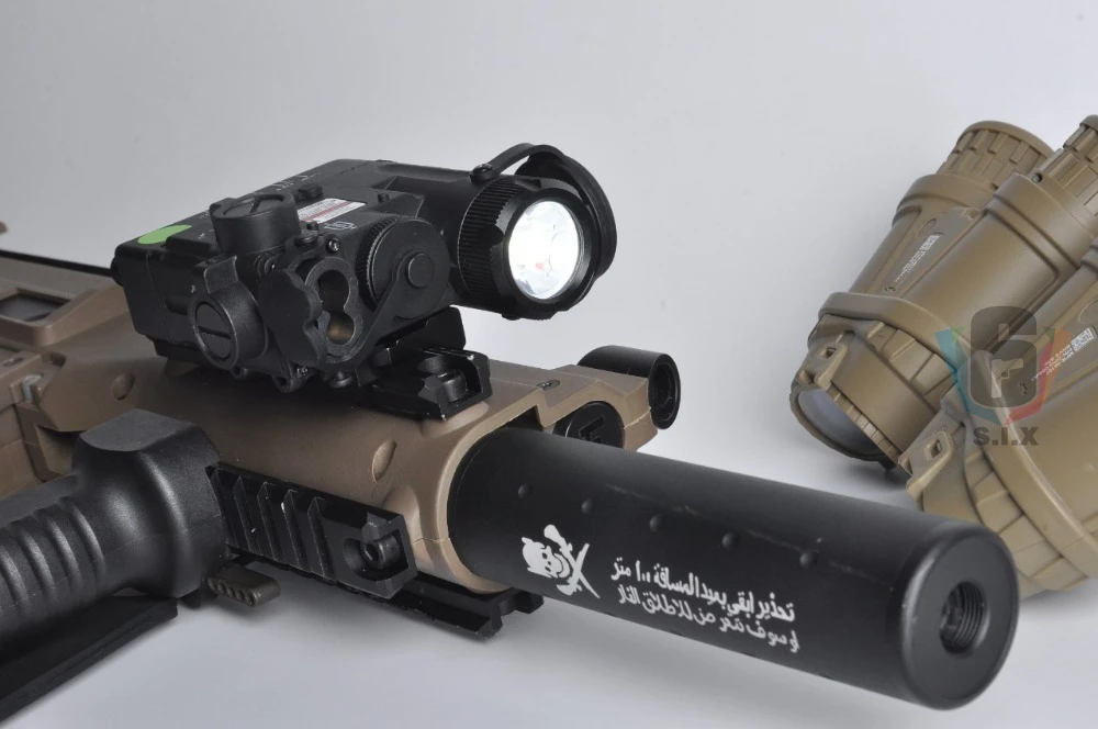 Тактический страйкбольный DBAL eMkII зеленый лазерный свет тактический фонарь с