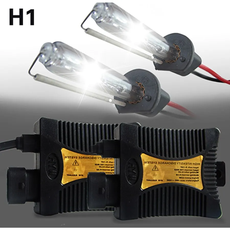 55W H1 HID Xenon Headlight Conversion KIT Bulbs Ballast 12V Autos Car
