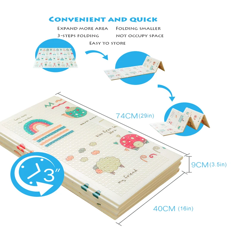 Baby Shining Kids Play Game Mats Rugs Mat Cotton baby play mats 180*200cm Blanket Floor Carpet for Kids Room Baby Gifts