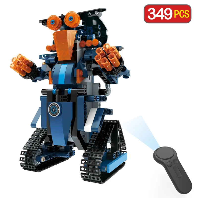 

New Technic Remote Control Intelligent Robot Blocks LegoINGLYs Build Modular Robot DIY Building Assemble Bricks Toys For Boys