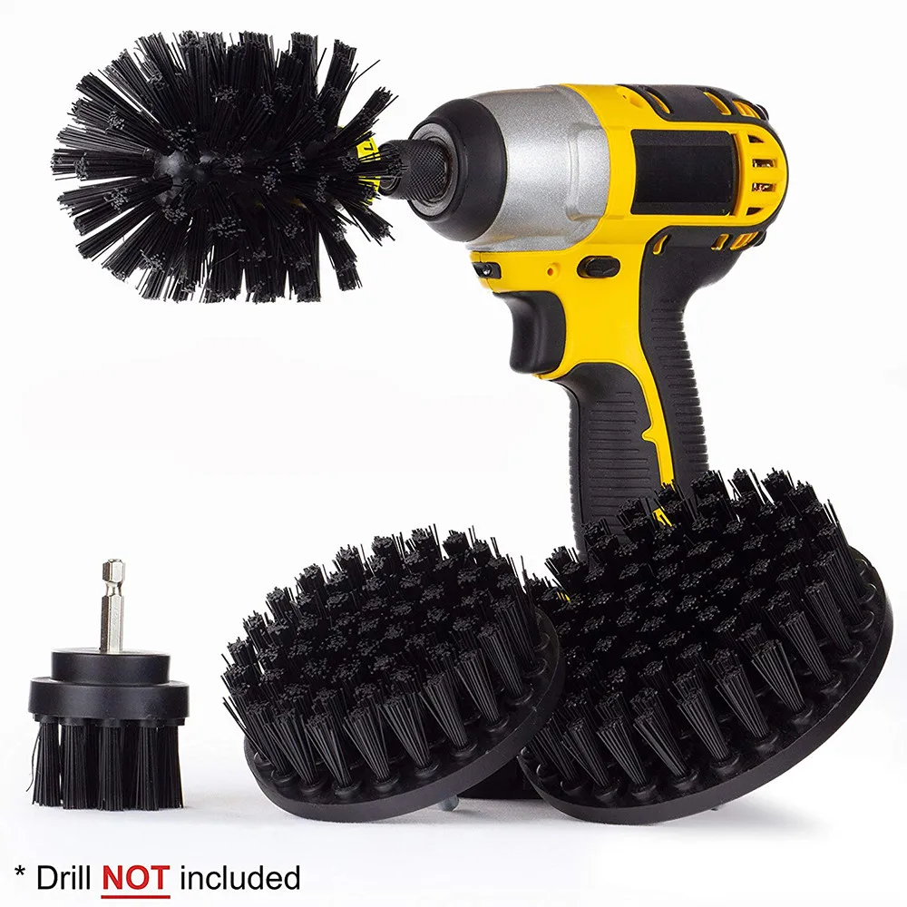 

2019 hot new products 4Pcs Grout Power Scrubber Cleaning Brush Tub Cleaner Combo Tool Kit Home family