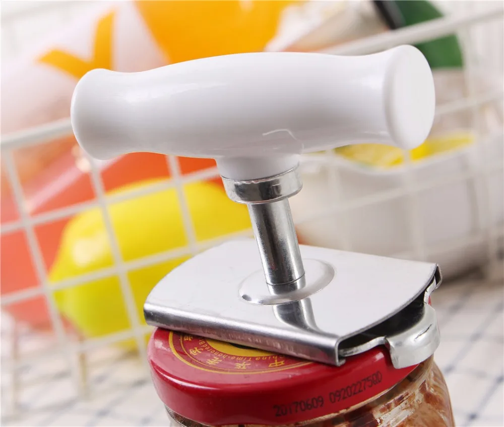 Can Opener Kitchen Screw Cap Bottle Wrench Adiustable Size Suit Any Cans Stainless Steel Can Tin